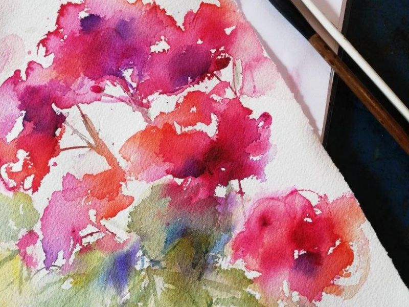 Watercolor painting workshops in Florence
